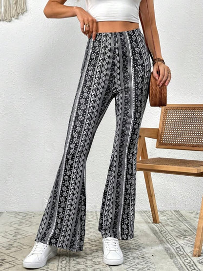 Forbidden Pants with the black design being showcased from the front.